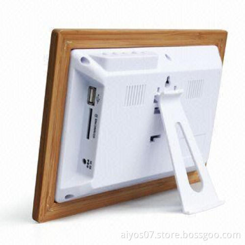 wooden digital photo frame